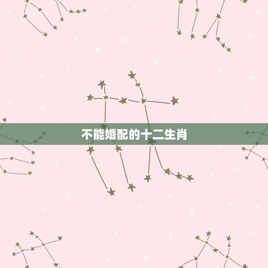不能婚配的十二生肖,十二生肖男女婚配表 不能婚配的十二生肖,十二生肖男女婚配表