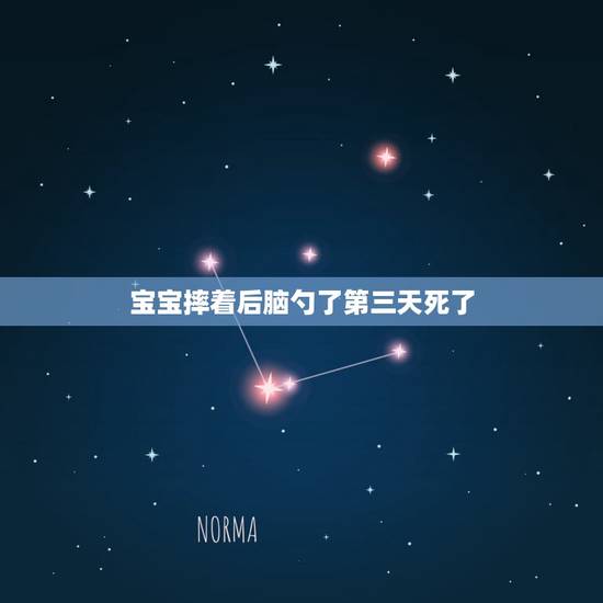 宝宝摔着后脑勺了第三天死了，我家宝宝从沙发上摔下来，后脑勺着地要紧吗？