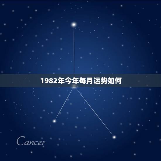 1982年今年每月运势如何，1982年属狗白羊座今年每月运势
