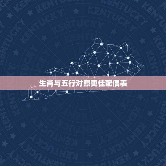 生肖与五行对照更佳配偶表，八字与五行对照表
