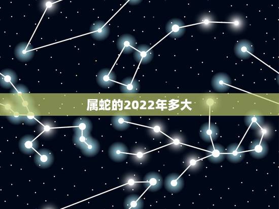 属蛇的2022年多大,属蛇人2022年虎年运势 属蛇的2022年多大,属蛇人2022年虎年运势