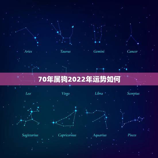 70年属狗2022年运势如何，70年属狗2022年运势完整版