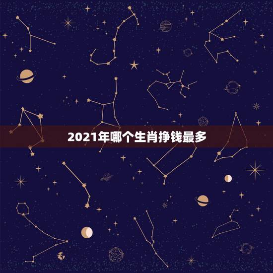 2021年哪个生肖挣钱最多，2021年偏财运最旺的生肖