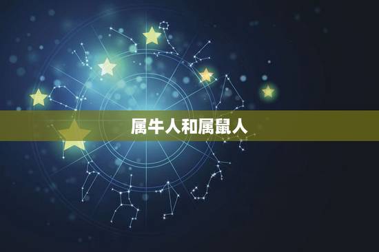 属牛人和属鼠人，男属牛女属鼠婚姻状况