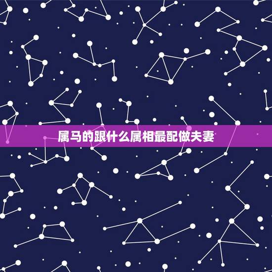 属马的跟什么属相最配做夫妻 属马和属鼠的婚姻怎么样 属马的跟什么属相最配做夫妻 属马和属鼠的婚姻怎么样
