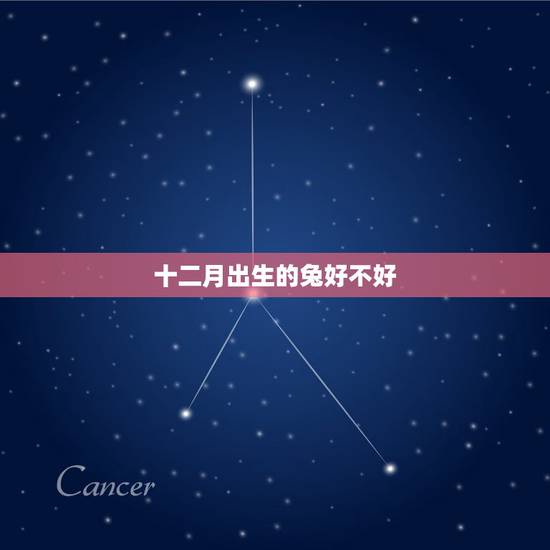 十二月出生的兔好不好，生辰八字怎么算出来的
