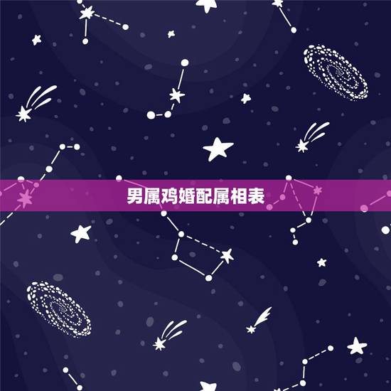 男属鸡婚配属相表，男属鸡的属相婚配