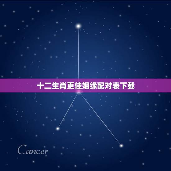十二生肖更佳姻缘配对表下载，十二生肖结婚年龄表