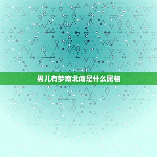 男儿有梦南北闯是什么属相,男人生肖有哪些 男儿有梦南北闯是什么属相,男人生肖有哪些