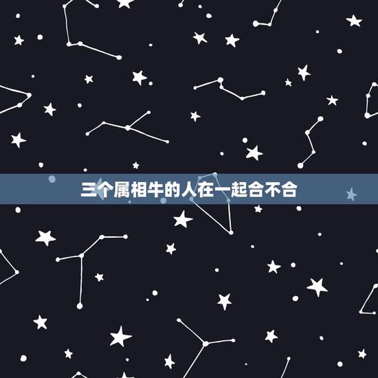 三个属相牛的人在一起合不合,属牛的和属虎的属相合不合 三个属相牛的人在一起合不合,属牛的和属虎的属相合不合