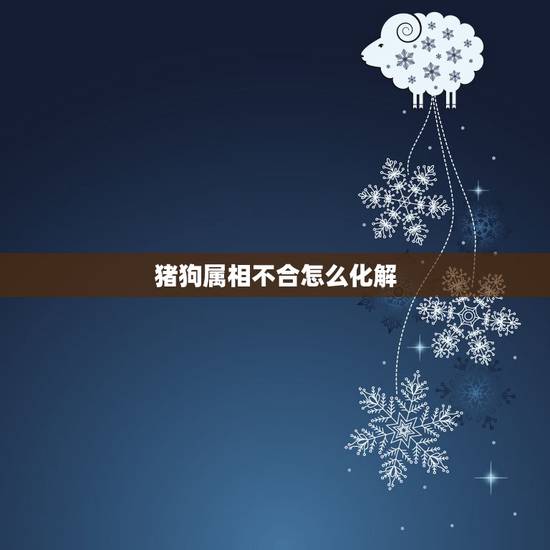 猪狗属相不合怎么化解，属相狗牛不合怎么办