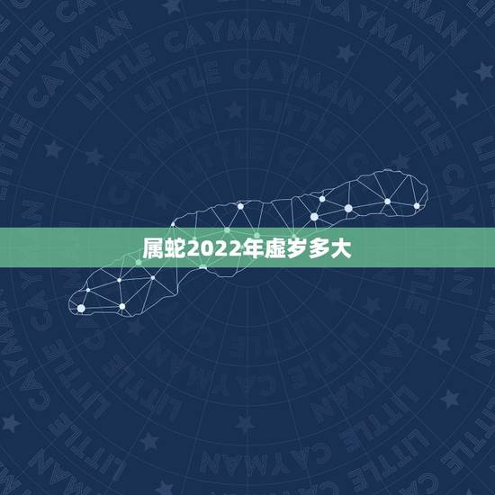 属蛇2022年虚岁多大，2022年出生现在几周岁
