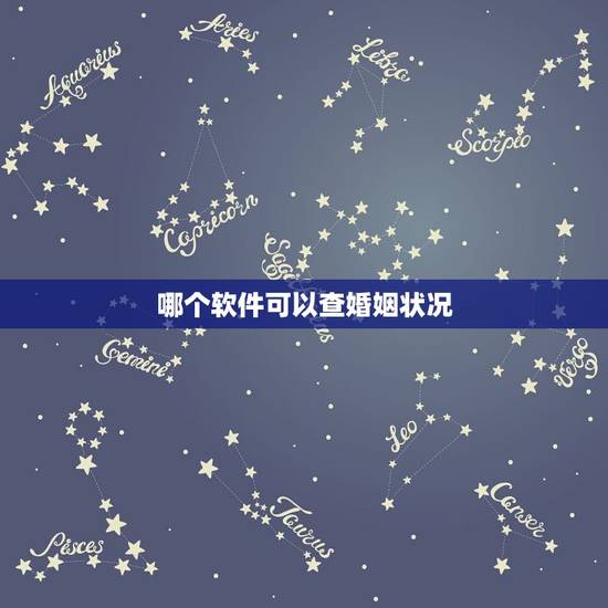 哪个软件可以查婚姻状况,在哪可以查到婚姻状况 哪个软件可以查婚姻状况,在哪可以查到婚姻状况