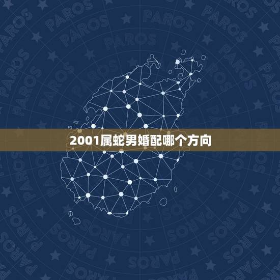 2001属蛇男婚配哪个方向，2001的蛇女和男什么属相配