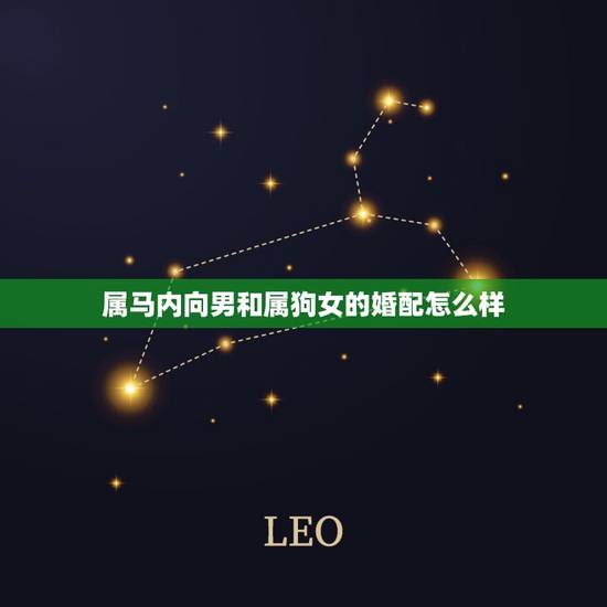 属马内向男和属狗女的婚配怎么样,属马的和属狗的配吗?女属马和男属狗配吗 属马内向男和属狗女的婚配怎么样,属马的和属狗的配吗?女属马和男属狗配吗