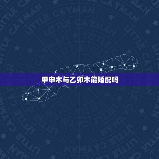 甲申木与乙卯木能婚配吗,儿子五行:水火 木木 木金 木土 八字:癸巳 甲申木与乙卯木能婚配吗,儿子五行:水火 木木 木金 木土 八字:癸巳