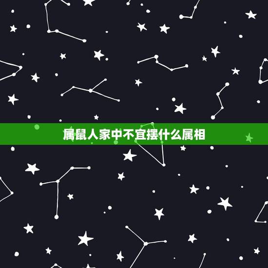 属鼠人家中不宜摆什么属相,属鼠人能在家中摆虎吗 属鼠人家中不宜摆什么属相,属鼠人能在家中摆虎吗