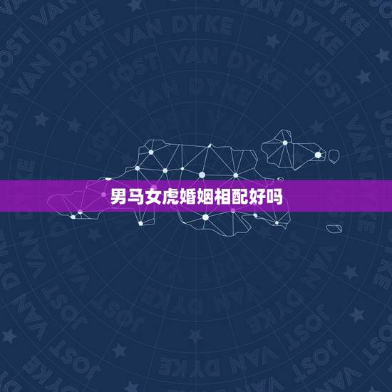 男马女虎婚姻相配好吗，1998年的虎、相配婚姻、配马的可以吗