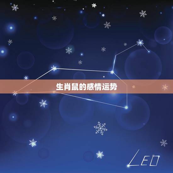 生肖鼠的感情运势，属鼠人09年运程