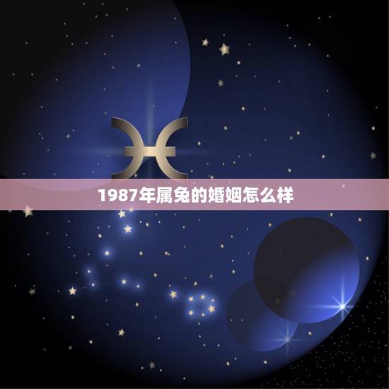 1987年属兔的婚姻怎么样,1987年的兔那一年的运势好 1987年属兔的婚姻怎么样,1987年的兔那一年的运势好
