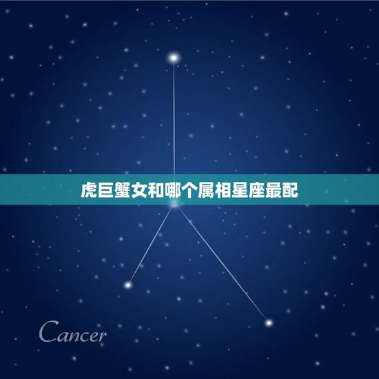 虎巨蟹女和哪个属相星座最配，巨蟹座和哪个星座最配