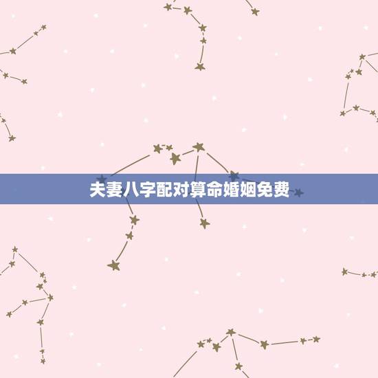 夫妻八字配对算命婚姻免费,生辰八字算命,婚嫁,生肖配对 夫妻八字配对算命婚姻免费,生辰八字算命,婚嫁,生肖配对
