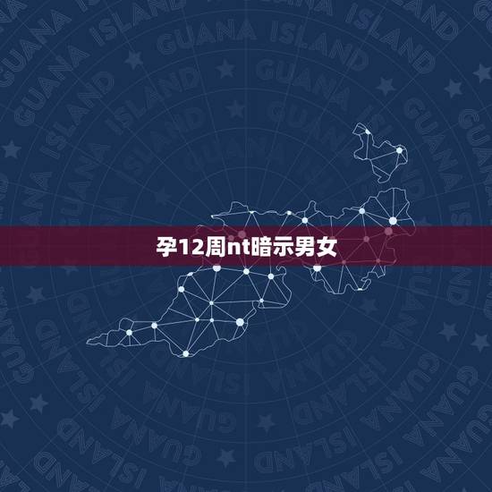 孕12周nt暗示男女，孕妇12周了 今天做的nt 这个能看出是男宝还是
