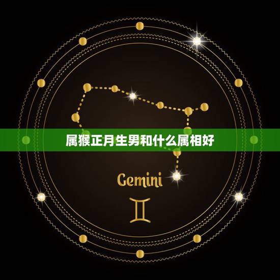 属猴正月生男和什么属相好,属猴的男士婚配什么属相最好 属猴正月生男和什么属相好,属猴的男士婚配什么属相最好