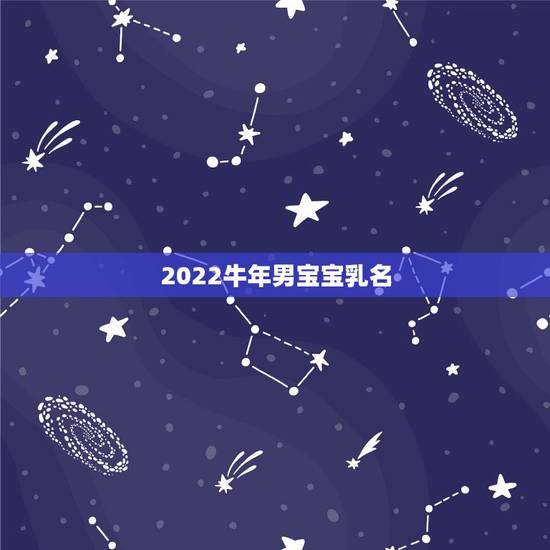 2022牛年男宝宝乳名,牛宝宝乳名大全洋气点的 2022牛年男宝宝乳名,牛宝宝乳名大全洋气点的