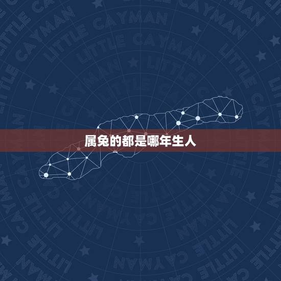 属兔的都是哪年生人，属兔上等命的出生时辰