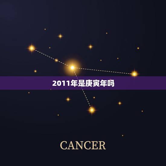 2011年是庚寅年吗,庚寅年是什么命 2011年是庚寅年吗,庚寅年是什么命