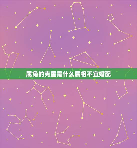 属兔的克星是什么属相不宜婚配,属兔和什么属相相冲 属兔的克星是什么属相不宜婚配,属兔和什么属相相冲