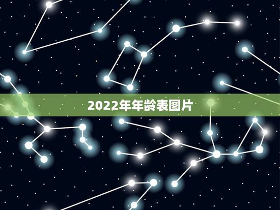 2022年年龄表图片,出生年月和年龄对照表 2022年年龄表图片,出生年月和年龄对照表