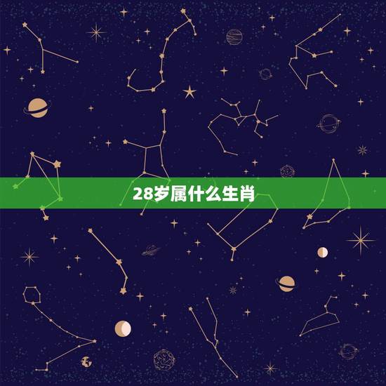 28岁属什么生肖，二十八岁属什么生肖