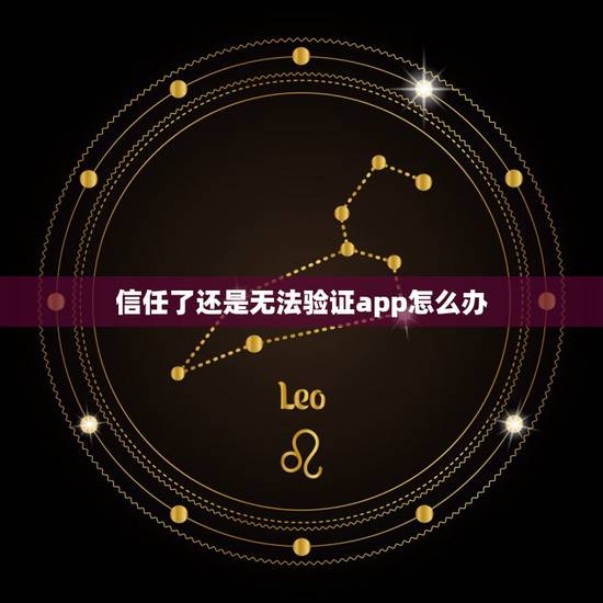 信任了还是无法验证app怎么办，为什么我下载的软件已经在设置里面信任了