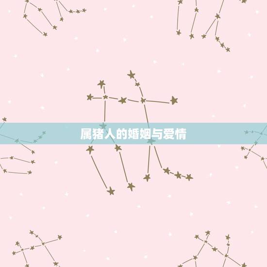 属猪人的婚姻与爱情，1971年属猪的婚姻感情