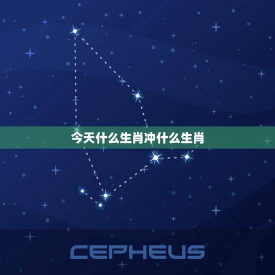 今天什么生肖冲什么生肖，今日是什么生肖冲什么生肖 今天的生肖相冲是什么
