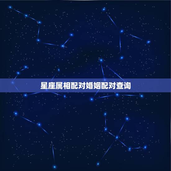 星座属相配对婚姻配对查询，星座+属相+性别~配对