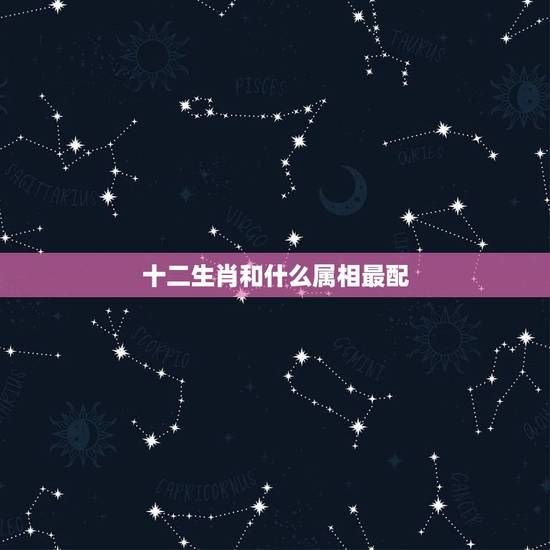 十二生肖和什么属相最配 夫妻相克表太准了 十二生肖和什么属相最配 夫妻相克表太准了