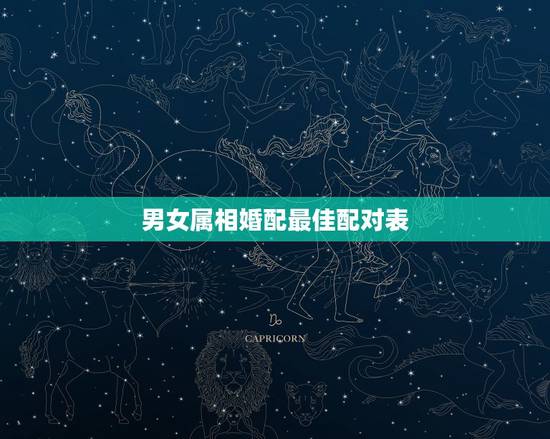 男女属相婚配最佳配对表,男女婚配属相最佳搭配怎么搭配 男女属相婚配最佳配对表,男女婚配属相最佳搭配怎么搭配