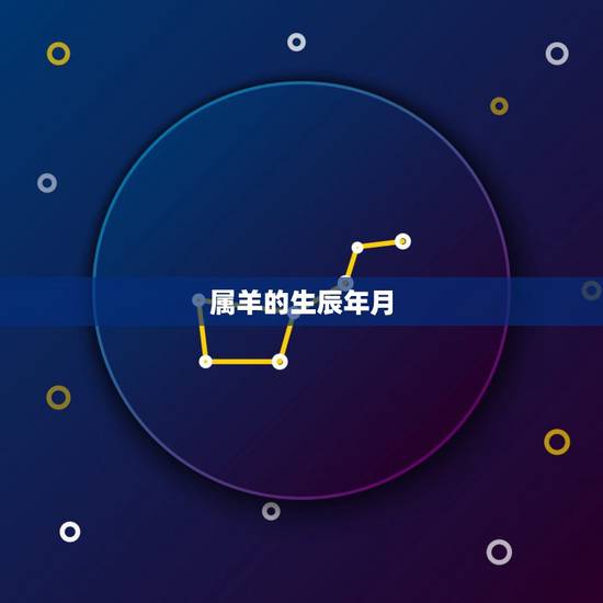 属羊的生辰年月，羊生肖是什么年份生的