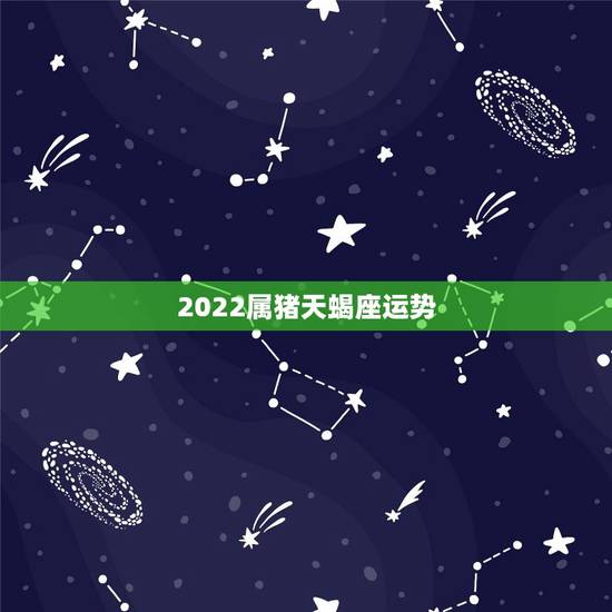 2022属猪天蝎座运势，1983年属猪天蝎座人财运如何