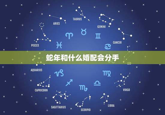 蛇年和什么婚配会分手，属蛇的和什么属相配