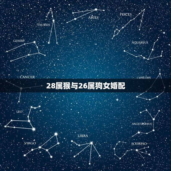 28属猴与26属狗女婚配,92年属猴男与94年属狗女能婚配吗? 28属猴与26属狗女婚配,92年属猴男与94年属狗女能婚配吗?