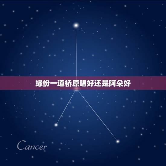 缘份一道桥原唱好还是阿朵好，阿朵演唱《缘分一道桥》惊艳观众，从出道到现