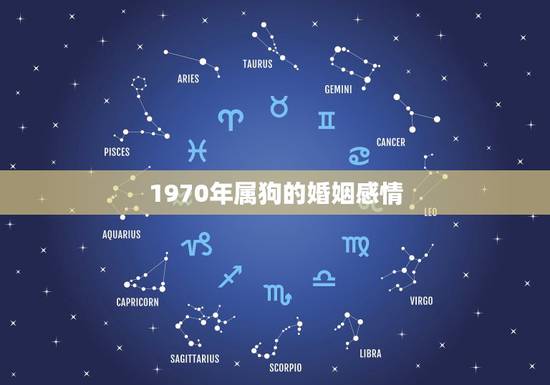 1970年属狗的婚姻感情，1970属狗男在2019年婚姻及运程？