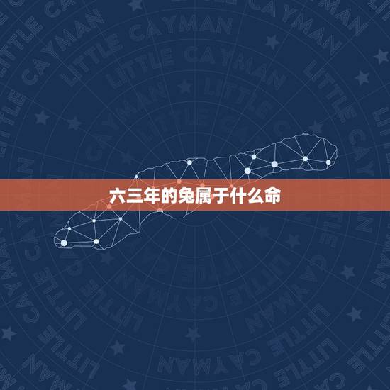六三年的兔属于什么命,63年属兔56岁有一灾 六三年的兔属于什么命,63年属兔56岁有一灾