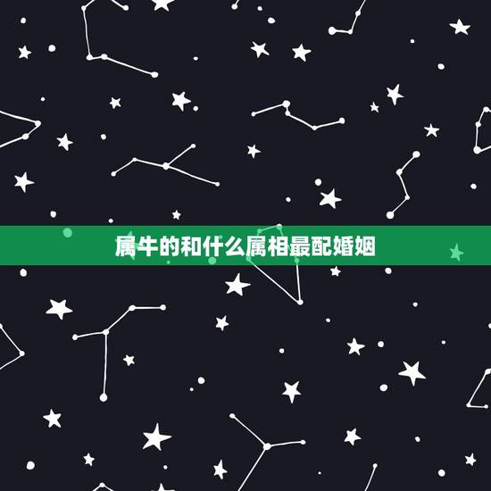 属牛的和什么属相最配婚姻,属牛的和什么属相配最好呢! 属牛的和什么属相最配婚姻,属牛的和什么属相配最好呢!