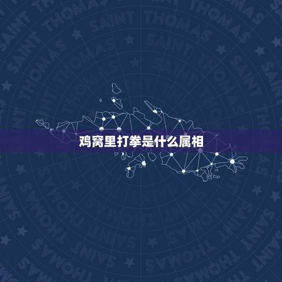 鸡窝里打拳是什么属相,鸡窝里打拳什么意思? 鸡窝里打拳是什么属相,鸡窝里打拳什么意思?
