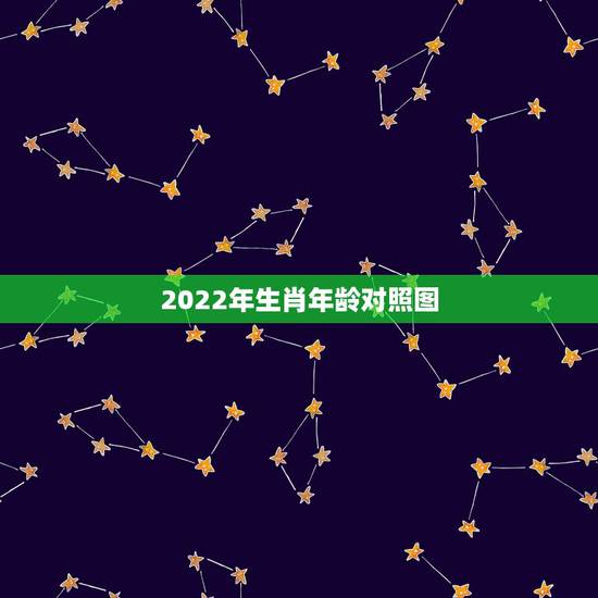 2022年生肖年龄对照图,十二生肖属相查询表 2022年生肖年龄对照图,十二生肖属相查询表